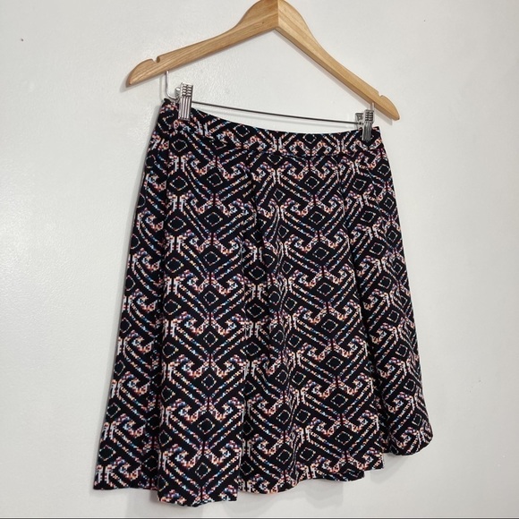 𝅺Kenar Geometric Print Pleated A-Line Mini Skirt Size 6 - Picture 10 of 10